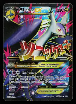 M Latios EX 102/108 Full Art XY Roaring Skies Pokemon Card - Image 1