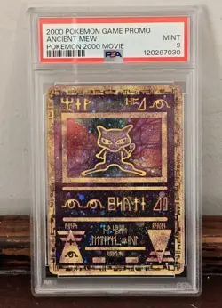 Ancient Mew 2000 Promo Pokemon Card PSA Graded Mint 9 - Image 1