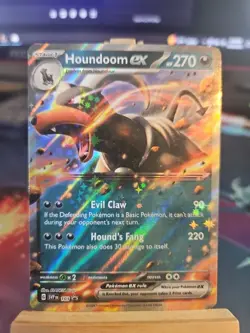 Pokemon TCG Houndoom EX Promo Card 2024 SVP Black Star Promos 103 NM - Image 1