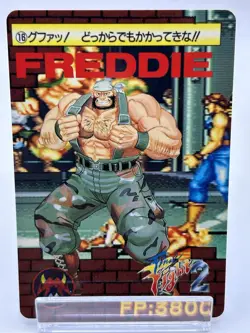 Final Fight2 FREDDIE Game card Anime Japanese TCG BANDAI CAPCOM JAPAN a0048 - Image 1