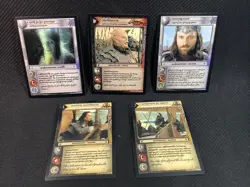 Lot of 15x LOTR Cards - Decipher TCG - Tengwar Card Text - Lord of the Rings - Image 1