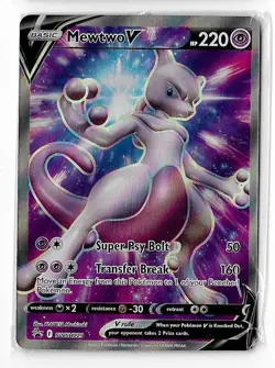 Mewtwo V - SWSH229 - Pokemon Sword & Shield Promo Ultra Rare Holo Card NM Sealed - Image 1