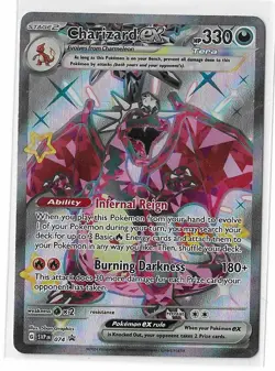 Charizard EX SVP 074 NM Black Star Promo Scarlet & Violet Pokemon Card TCG - Image 1