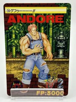 Final Fight2 ANDORE Game card Anime Japanese TCG BANDAI CAPCOM JAPAN a0046 - Image 1