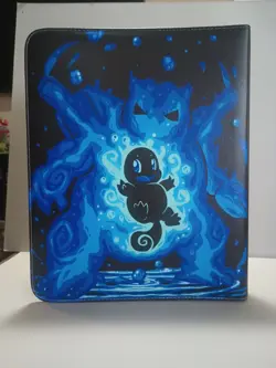 Pokemon 3 Ring Card Binder 50 Page 9 Pocket Card Album Charizard/Blastoise - Image 2