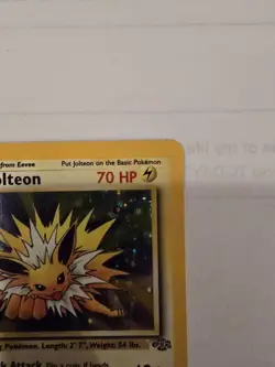 Jolteon Jungle Set 1ST EDITION HOLO Foil Rare Card 4/64 1999 Pokemon - Image 5