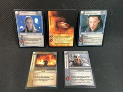 Lot of 15x LOTR Cards - Decipher TCG - Tengwar Card Text - Lord of the Rings - Image 1