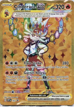 Cinderace ex - Promo SV: Scarlet & Violet Promo Cards 163 NM *SEALED* - Image 1