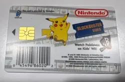 Pokemon Snap Blockbuster Video Smart Card Set of 5 Vintage 1999 Pikachu Squirtle - Image 2