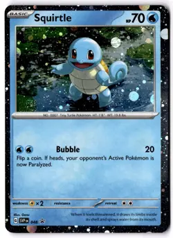 Squirtle - (Cosmos Holo) Promo SV: Scarlet & Violet Promo Cards 048 NM - Image 1