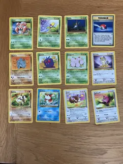 Pokemon WOTC Jungle Bundle - 12 unique Cards from 1990s NM - Image 1