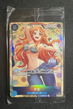 PREORDER Nami P-112 Asia Mini Tin Card Japanese One Piece Sealed - Image 1