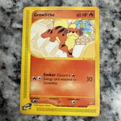 Pokemon Growlithe Aquapolis #51 (2003) MINT Condition Vintage Card - Image 1