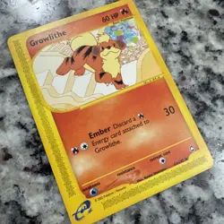 Pokemon Growlithe Aquapolis #51 (2003) MINT Condition Vintage Card - Image 5