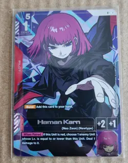 Gundam Card Game Dual Impact Haman Karn GD02-091 R+ English - Image 1
