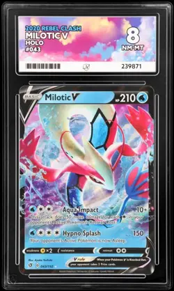 Milotic V - 043/192 - Rebel Clash Pokemon Card ACE 8 NM MT - Image 1