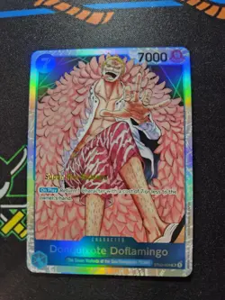 EXACT CARD PICTURED One Piece TCG Warlords ST03-009 Doflamingo Super Pre-Release - Image 1