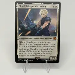 Magic: The Gathering Final Fantasy Cloud Midgar Mercenary Normal NonFoil Card NM - Image 1