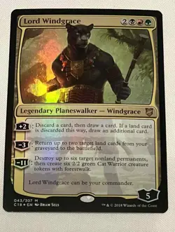 Lord Windgrace Foil Card NM Condition, English, MTG Commander 2018 - Image 1