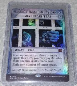 Mindbreak Trap Foil Magic The Gathering Outlaws Of Thunder Junction - Image 1
