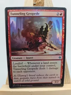 MTG Tunneling Geopede Foil 158/274 - Image 1