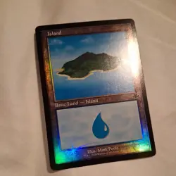 MTG Island RETRO FRAME FOIL Dominaria Remastered 404 NM - Image 2