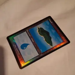 MTG Island RETRO FRAME FOIL Dominaria Remastered 404 NM - Image 3