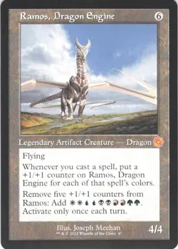 MTG Ramos, Dragon Engine (47) | NM | The Brothers' War: Retro Frame {BRR} - Image 1