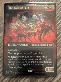 The Lord of Pain (Borderless) M Commander: Duskmourn: House of Horror 3 NM FOIL - Image 1