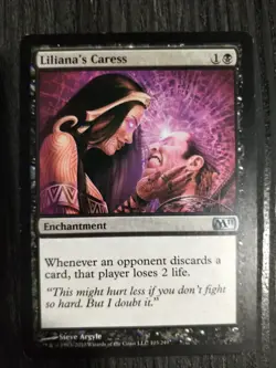 Liliana's Caress Magic 2011 MTG Magic the Gathering - Image 1