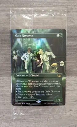 MTG Magic Gala Greeters BORDERLESS FOIL Streets of New Capenna Box Topper SEALED - Image 1
