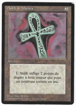 ►Magic-Style◄ MTG - Ankh of Mishra - French Revised FBB - Good/Played - Image 1