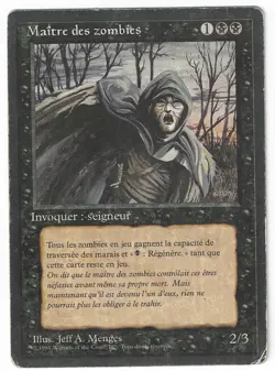 ►Magic-Style◄ MTG - Zombie Master - French Revised FBB - Played/Poor - Image 1