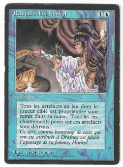 ►Magic-Style◄ MTG - Hurkyl's Recall - French Revised FBB - Played - Image 1