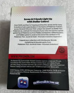 POKEMON TCG SCARLET VIOLET PRISMATIC EVOLUTIONS BOOSTER BUNDLE FACTORY SEALED! - Image 2