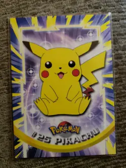 Topps Pokemon #25 Pikachu TV Animation Edition Series Mint - Image 1