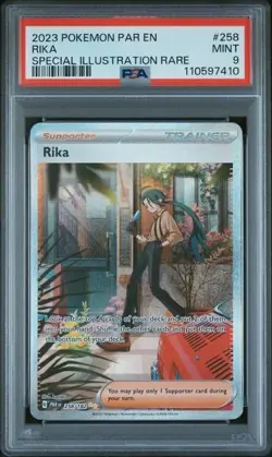 RIKA #258 PSA 9 • 2023 Pokemon Paradox Rift Special Illustration Rare Full Art - Image 1