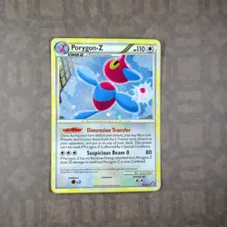 Pokemon TGC Porygon-Z 7/102 Triumphant TM Holo Rare HeartGold SoulSilver 2010 LP - Image 1
