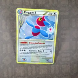 Pokemon TGC Porygon-Z 7/102 Triumphant TM Holo Rare HeartGold SoulSilver 2010 LP - Image 2