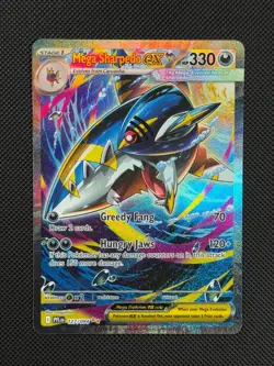 Pokemon Cards Mega Sharpedo ex 127/094 Phantasmal Flames MEGA SIR Holo Rare - Image 2