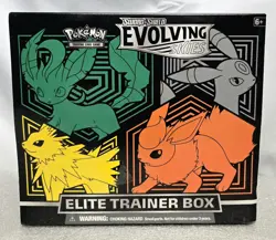 Sword & Shield EVOLVING SKIES Elite Trainer Box Factory Sealed Pokemon TCG 2021 - Image 1