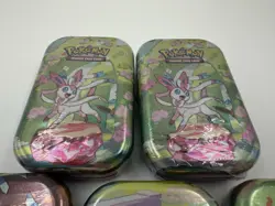 22% OF CODE | Pokemon Prismatic Evolutions Mini Tins 5x Brand New Sealed - Image 4