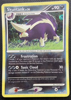 Skuntank 15/130 Diamond & Pearl Holo Rare MP Pokemon 2007 - Image 1