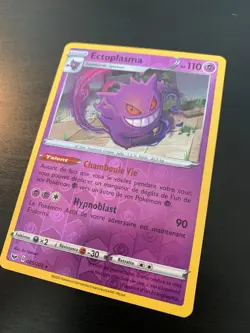 Carte Pokemon : Ectoplasma 085/202 Reverse Epee & Bouclier Francaise NEUF - Image 2