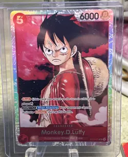 One Piece - Monkey D. Luffy ST01-012 #5 Holo Foil Card NM/MT - Image 1