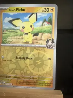 ETHAN’S PICHU 71/182 Destined Rivals NM - Reverse Holo Common - Pokemon TCG Card - Image 3