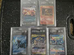 Tag 10 Pristine Pokemon 5 Card LOT (Charizard Ex, Garchomp & Giratina And MoRE) - Image 1