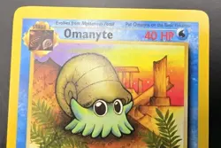 Omanyte 1st Edition 52/62 Fossil Pokemon Card 1999 WOTC - Image 3