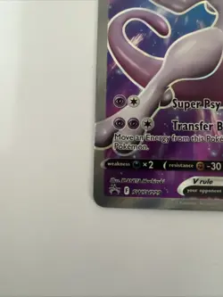 Mewtwo V SWSH229 Full Art Sword & Shield Promo Card Pokemon TCG - Image 5