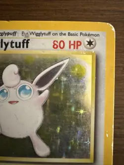 Pokemon TCG Wigglytuff Jungle Holo Card 16/64 Unlimited Rare, HP/Damaged - Image 3